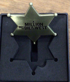 A Million ways to die in the west: Bottle opener - Sheriff Star