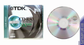 TDK metallic CD-R80 40x