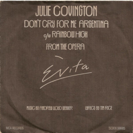 Julie Covington - Don't cry for me Argentina (7") (0440648/05)