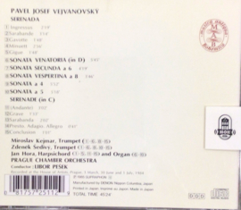 Pavel Josef Vejvanovsky - Sonatas and serenades (CD)