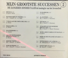 Zangeres zonder naam - Mijn grootste successen 2
