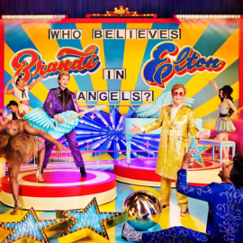 Brandi Carlile & Elton John - Who believes in angels? (Limited edition Yellow/Blue vinyl)