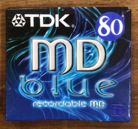 TDK Minidisc MD80 Blue