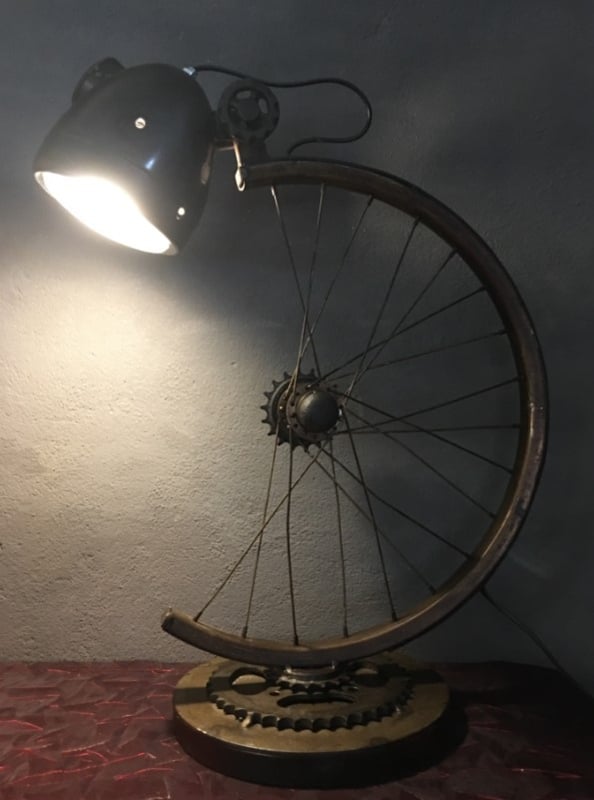 lamp fietswiel
