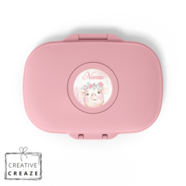 Snackbox Monbento Gram met naam | Schattig varkentje