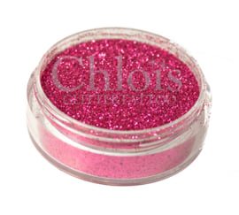 Chlois Glitter Deep Pink 5 ml - Diep roze
