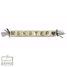 Letterkaarsjes - MEESTER♡