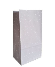 Cadeauzak blokbodem - Lilla dots
