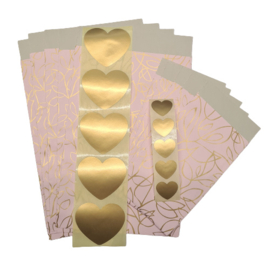 Mix pakket Fleurs D'or | Cadeauzakjes en cadeausticker