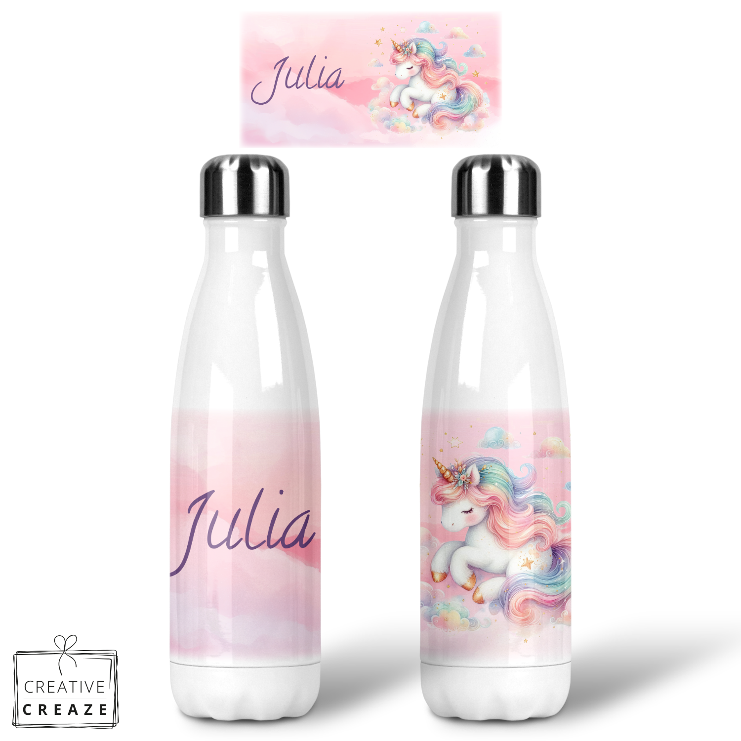 Thermosfles RVS Cloud Unicorn - 500 ml - Warm en koud - €24,99