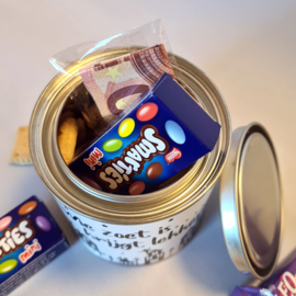 Cadeaublik - Wie zoet is krijgt lekkers - 250 ml