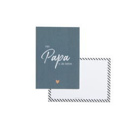 Kaart | Mijn papa is de liefste ♥