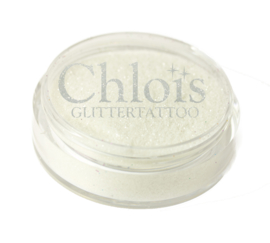 Chlois Glitter White 5 ml - Wit transparant