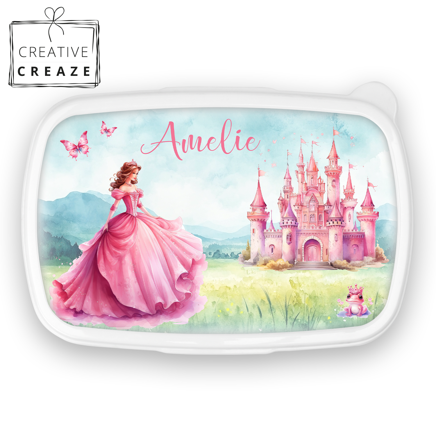 Brooddoos met naam – Prinses