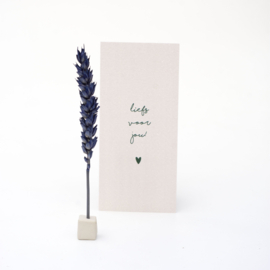 Little Box Dried Flower "Liefs voor jou"