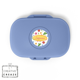 Snackbox Monbento Gram met naam | Bloemen