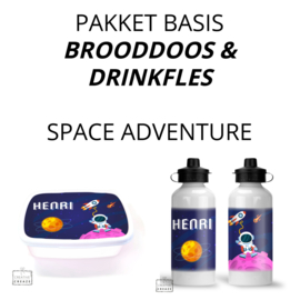 Pakket basic | Brooddoos en drinkfles| verschillende designs mogelijk | deel 3