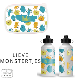 Pakket basic | Brooddoos en drinkfles | verschillende designs mogelijk | deel 1