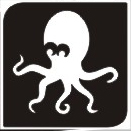 Sjabloon midi - octopus