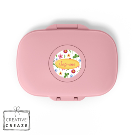 Snackbox Monbento Gram met naam | Bloemen
