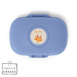 Snackbox Monbento Gram met naam | Vintage vos