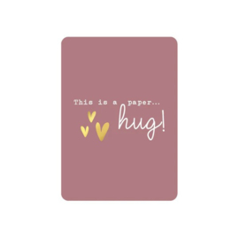 Kaart | This is a paper ... hug