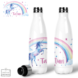 Thermosfles RVS Rainbow Unicorn - 500 ml - Warm en koud - €24,99