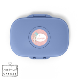 Snackbox Monbento Gram met naam | Konijntje met ballon