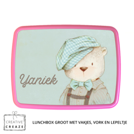 Lunchbox met naam | Vintage beer