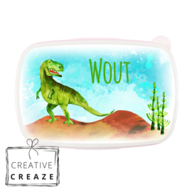 Brooddoos met naam – Dino