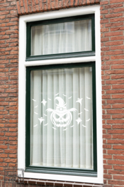 Raamsticker Halloween Pumpkin - herbruikbaar