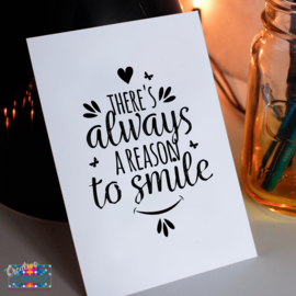 Kaartje | Reason to smile | Creative Creaze