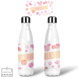 Thermosfles RVS Pink Bubbles - 500 ml - Warm en koud - €24,99