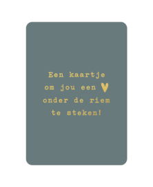 Kaart | Een kaartje om jou een hart ...