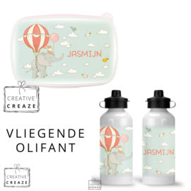 Pakket basic | Brooddoos en drinkfles | verschillende designs mogelijk | deel 2