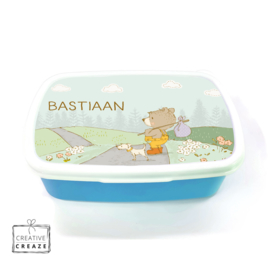 Brooddoos met naam – Beer op pad