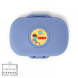 Snackbox Monbento Gram met naam | Superheld