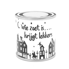 Cadeaublik - Wie zoet is krijgt lekkers - 250 ml