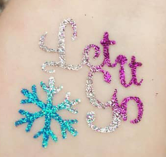 Glittertattoosetje Ijsprinses - inspired by Frozen