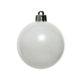 Witte blanco kerstballen