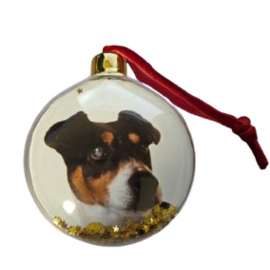 DIY Foto kerstbal hart