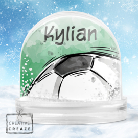 Snowglobe Voetbal met naam