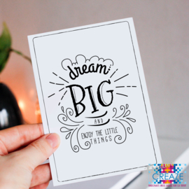 Kaartje | Dream Big | Creative Creaze