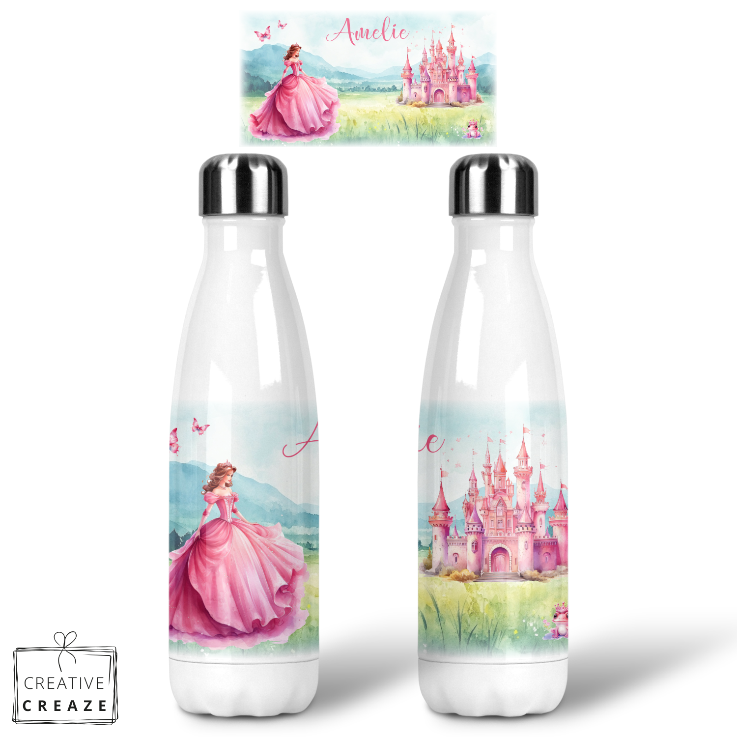 Thermosfles RVS Prinses - 500 ml - Warm en koud - €24,99