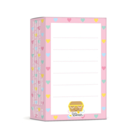 Zeep “I WASH you lots of love & happiness” – Frisse blokzeep met vrolijke verpakking