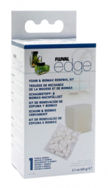 Fluval Edge Schuim en Biomax