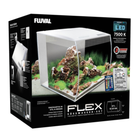 Fluval Flex 41*39*39cm 57L Wit (enkel afhalen)