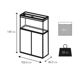AQUARIUM CIANO EMOTIONS PRO 100 MYSTIC (niet verzendbaar)