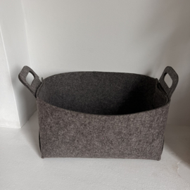 Kadopakket in mooie mand met  plaid
