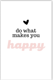 kadokaartje - Do what make you happy